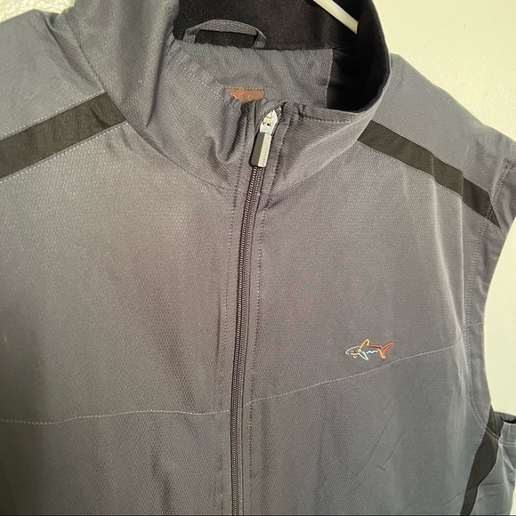 Greg Norman for Tasso Elba Outdoor Vest Dark Gray - Picture 7 of 11